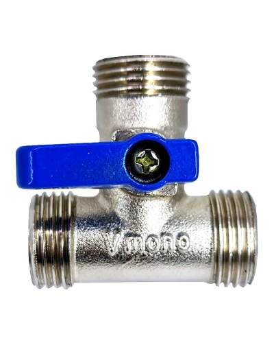 2 Way Brass Mini Valve (1/2 Inches) - 00219P