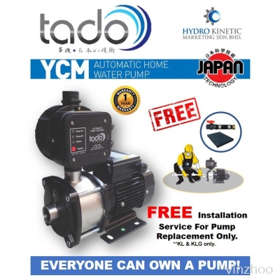 [FREE REPLACEMENT INSTALLATION] TADO YCM3-4 (0.75HP) WATER PUMP (TSUNAMI) YCM3-4YPC8