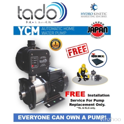 [FREE REPLACEMENT INSTALLATION] TADO YCM3-5 (0.75HP) WATER PUMP (TSUNAMI) YCM3-5YPC8