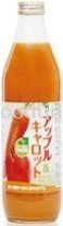 AOREN APPLE & CARROT JUICE GLASS BOTTLE 1000ML (CHILLED)