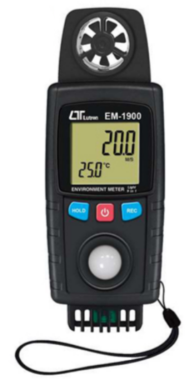 LUTRON EM-1900 utron Photographer's 9-in-1 Environmental Conditions Meter 