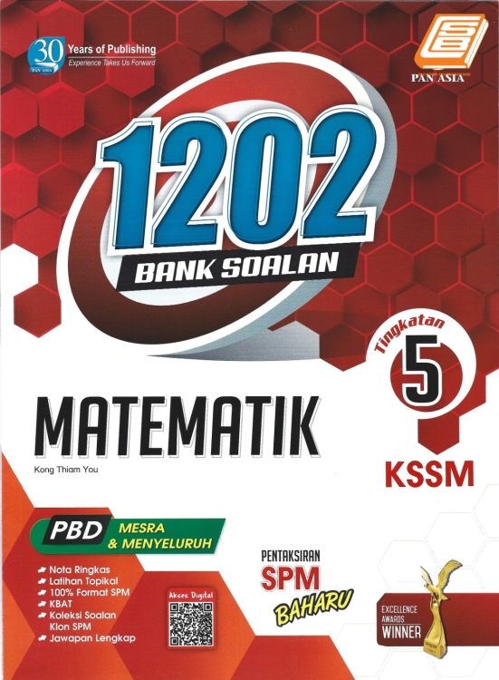 1202 Bank Soalan Matematik Tingkatan 5 KSSM Mathematic / Matematik