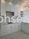 Nyatoh Spray Paint Kitchen Cabinet #LUNARIA  #RESORT HOMES  #BANDAR SRI SENDAYAN Kitchen