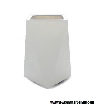 Fiberglass Pot SDM 02 (White)