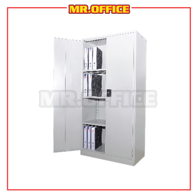 MR OFFICE : S118 FULL HEIGHT CUPBOARD WITH STELL SWINGING DOOR