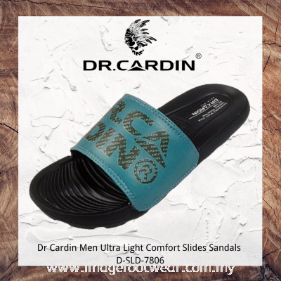 Dr Cardin Men Ultra Light Comfort Slides Slippers D-SLD-7806- TURQUOISE Colour