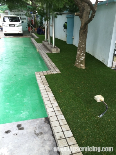 Rujukan Rumput Tiruan Rumah Taman - Batu Pahat