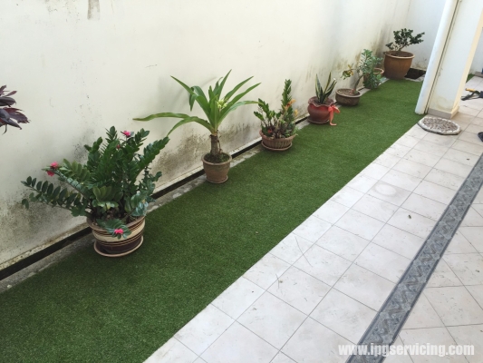 Rujukan Rumput Tiruan Rumah Taman - Batu Pahat