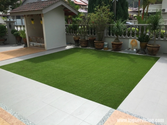 Rujukan Rumput Tiruan Rumah Taman - Batu Pahat