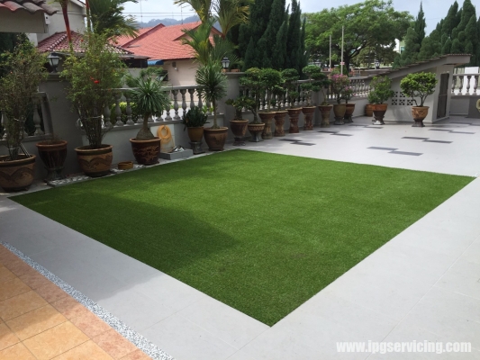 Rujukan Rumput Tiruan Rumah Taman - Batu Pahat