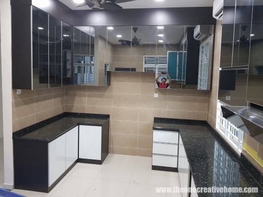 Meja Atas Dapur Granit Atau Marmar Melaka