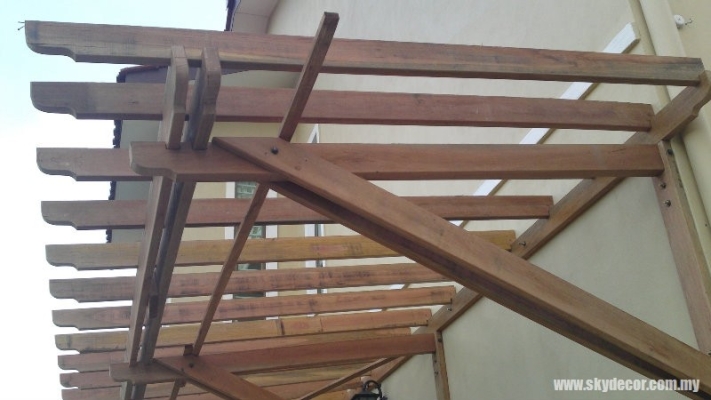 Rujukan Pergola Dengan Kayu