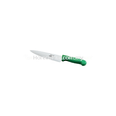 QWARE 9 INCH STAINLESS STEEL CHEF KNIFE PROFLEX HANDLE 12188-23GN (GREEN)