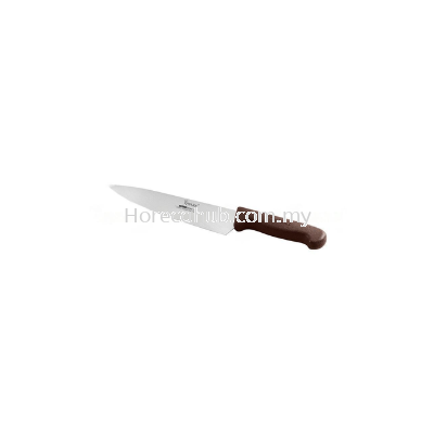 QWARE 10 INCH STAINLESS STEEL CHEF KNIFE PROFLEX HANDLE 12188-25CF (COFFEE)