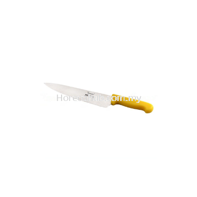QWARE 12 INCH STAINLESS STEEL CHEF KNIFE PROFLEX HANDLE 12188-30YL (YELLOW)