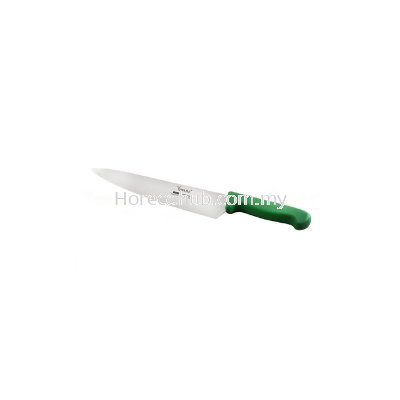 QWARE 12 INCH STAINLESS STEEL CHEF KNIFE PROFLEX HANDLE 12188-30GN (GREEN)