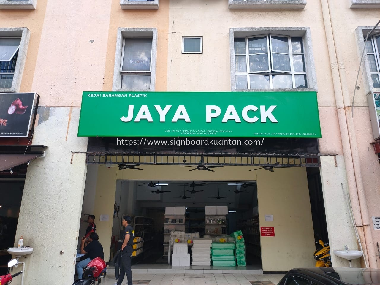 JAYA PACK OUTDOOR PVC FOAM BOARD 3D LETTERING