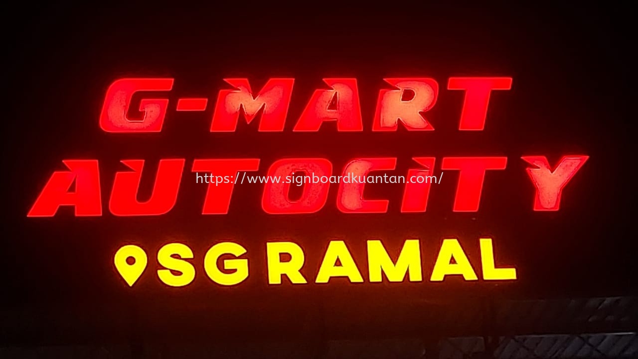 G-MART 3D LED FRONTLIT SIGNAGE AT KUANTAN