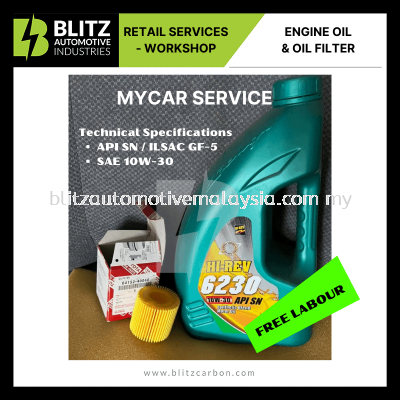 HI-REV 6230 SAE 10W-30 Synthetic Blend Engine Oil 4L 7000KM