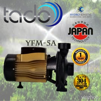 TADO (YFM-5A) CENTRIFUGAL WATER PUMP -  304 STAINLESS STEEL SHAFT