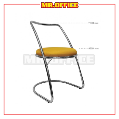 MR OFFICE : CL-817 (L) LOW BARSTOOL WITH BACKREST PANTRY CHAIR