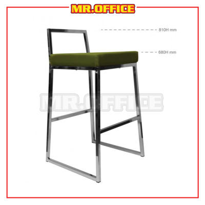 MR OFFICE : CL-819(H) - HIGH BARSTOOL WITH BACKREST PANTRY CHAIR