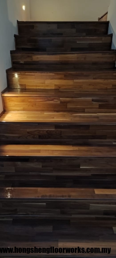 Teak Wood Staircase Steps Reference Selangor