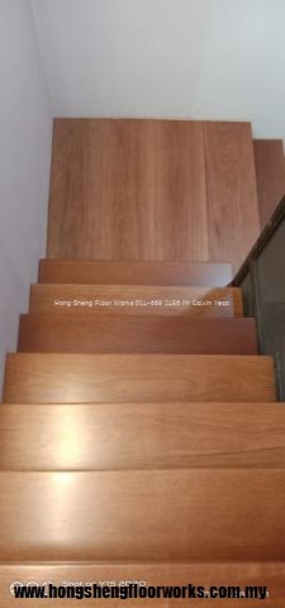 Merbau Wood Staircase Steps Reference Selangor