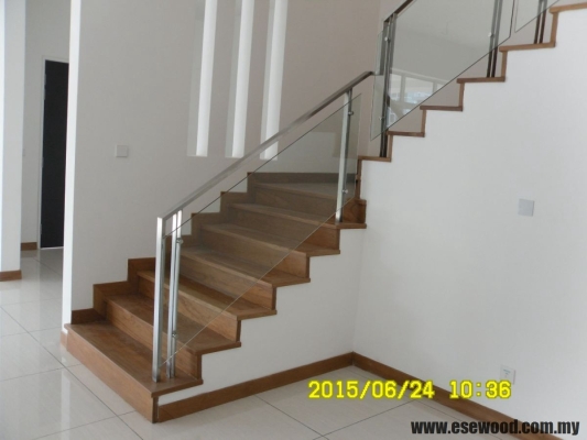 Teak Wood Staircase Step Plentong Johor Bahru