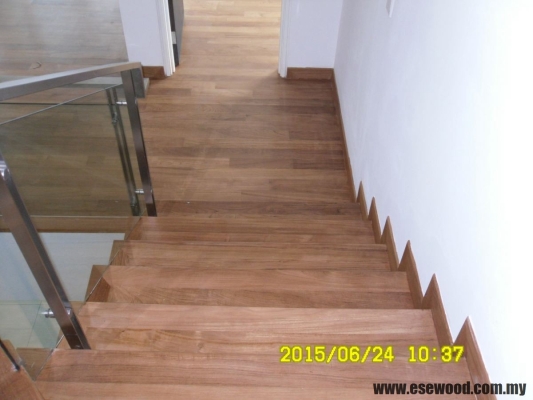 Teak Wood Staircase Step Plentong Johor Bahru