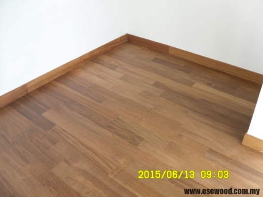 Burmese Teak Solid Timber Flooring - Plentong Johor Bahru