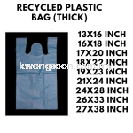 Recycled Thick Singlet Plastic Bag