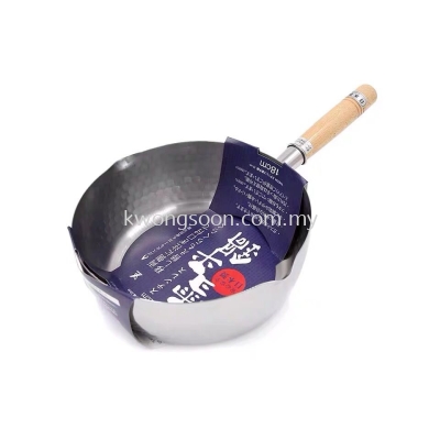 Japan Stainless Steel Snow Pan (Glass Lid) Sauce Pan Milk Noodle Soup Cooking Pot Frying Pan Kuali M