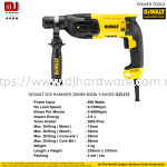 DEWALT SDS HAMMER 26MM 800W 3MODE D25133 (CL)