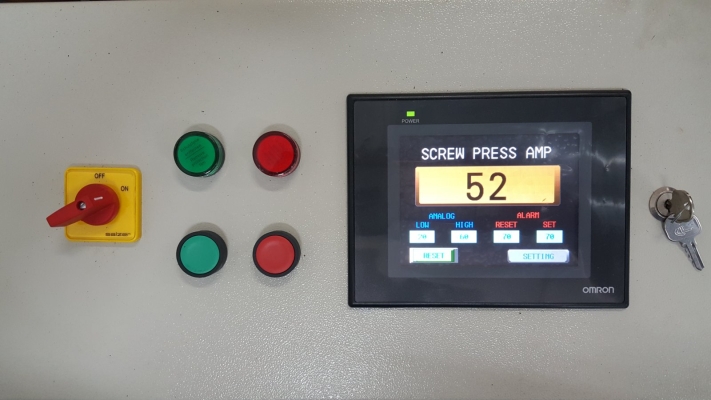 Screw Press Control Panel Type B