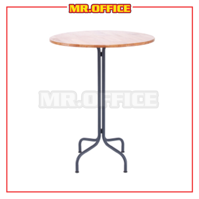 MR OFFICE : HRT 900 - CAFE HIGH ROUND PANTRY TABLE