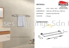 DINGS H010-SCH S.STEEL(SUS304) DOUBLE TOWEL HANGER Bathroom Accessories
