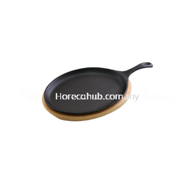 QWARE OVAL CAST IRON SKILLET CI371OV 25.5CM