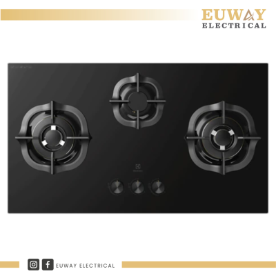 ELECTROLUX 3 BURNER BUILT-IN GAS HOB EHG9331BC