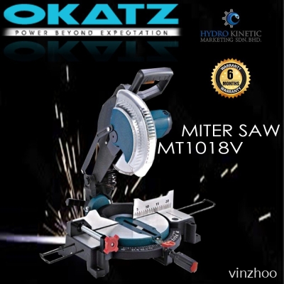 Okatz  Miter Saw - MT1018V (1800W)10" Power Tools Accessories