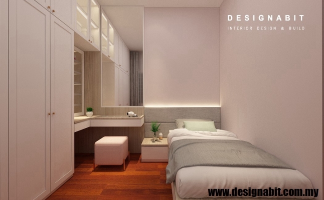 Custom Wardrobe & Dressing Table Design Reference - Meru Ipoh 