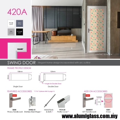 Katalog Pintu Aluminium - 009