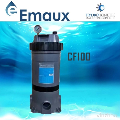 EMAUX CF100 100ft2 Cartridge Filter with 2 union sets(2")