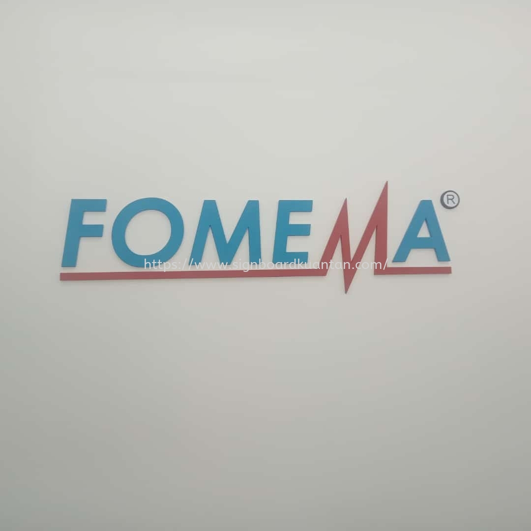 FOMEMA INDOOR PVC FOAM BOARD 3D LETTERING