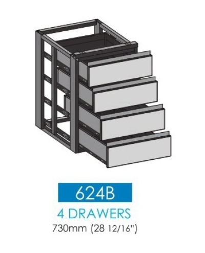 624B - 4 Drawers