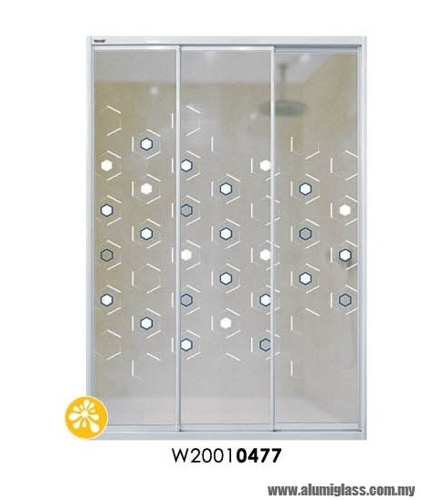W20010477 W20010477 Aluminium Shower Screen Sample Aluminium Door Choose Sample / Pattern Chart