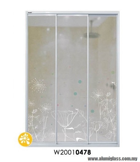 W20010478 Aluminium Shower Screen Sample Aluminium Door Choose Sample / Pattern Chart