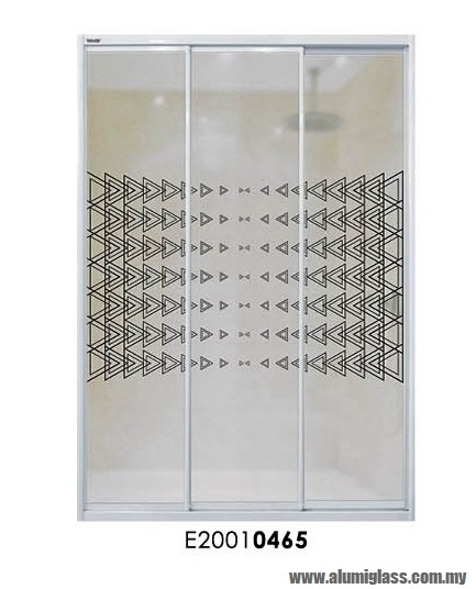 E20010465 Aluminium Shower Screen Sample Aluminium Door Choose Sample / Pattern Chart