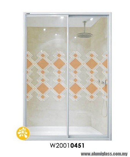 W20010451 Aluminium Shower Screen Sample Aluminium Door Choose Sample / Pattern Chart