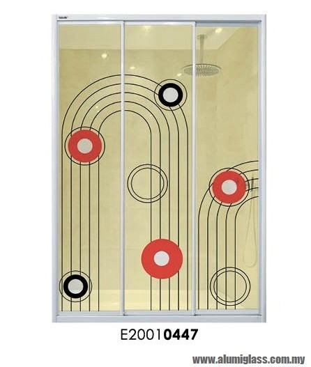E20010447 Aluminium Shower Screen Sample Aluminium Door Choose Sample / Pattern Chart